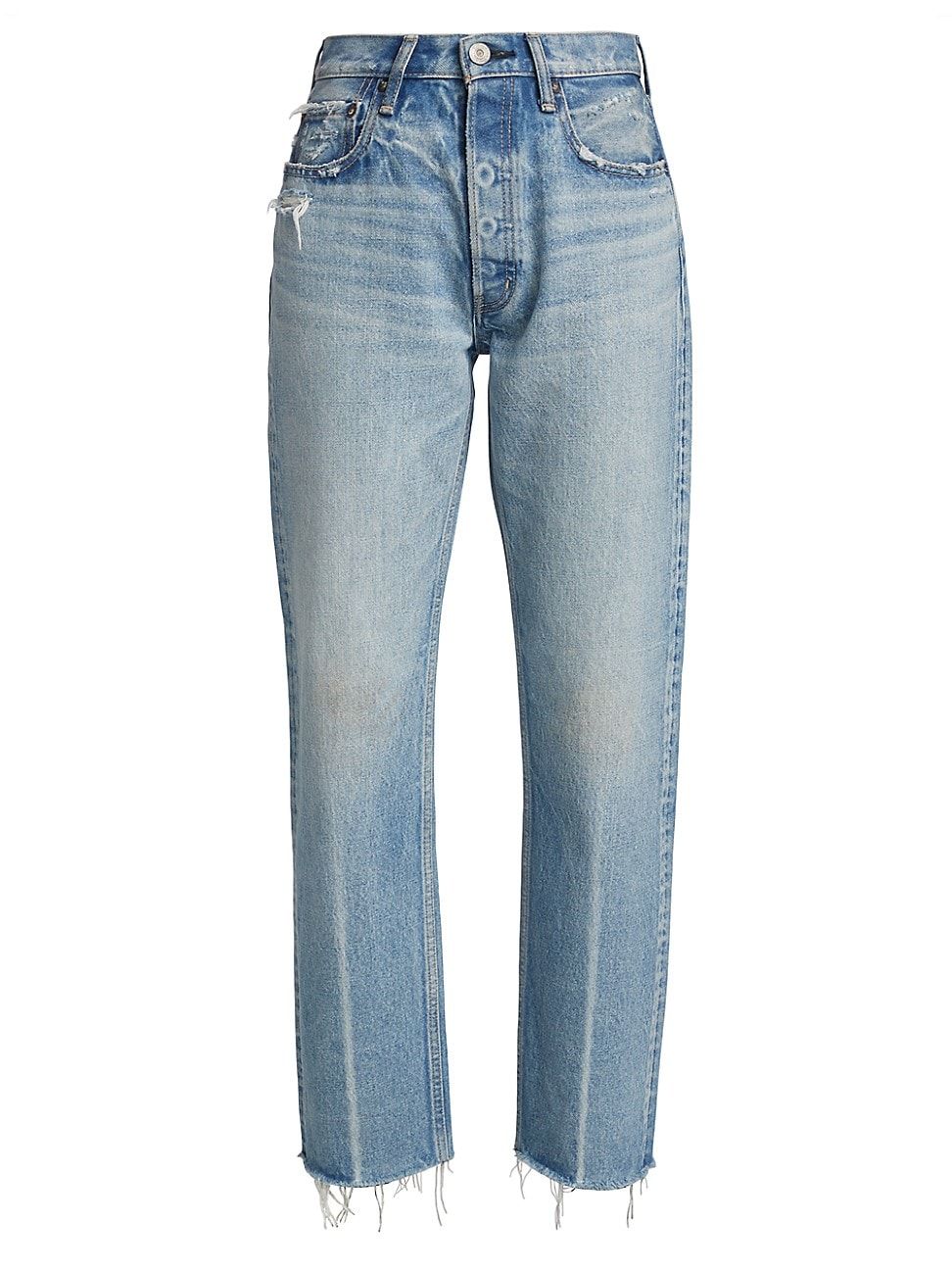 Women's Ashleys Straight-Fit Jeans - Light Blue - Size 24 | Saks Fifth Avenue