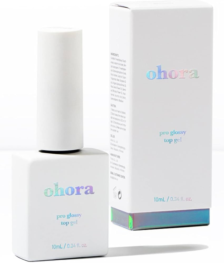 ohora Pro Glossy Top Gel - High Gloss, Corrects Nail Texture, Easy to Use, Comfortable Curing, an... | Amazon (US)