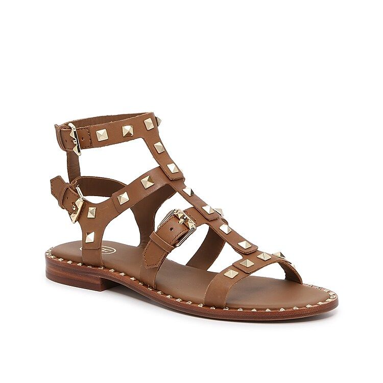 ASH Pacific Gladiator Sandal | Women's | Cognac | Size EU 37 / US 7 | Sandals | Flat | Gladiator | DSW