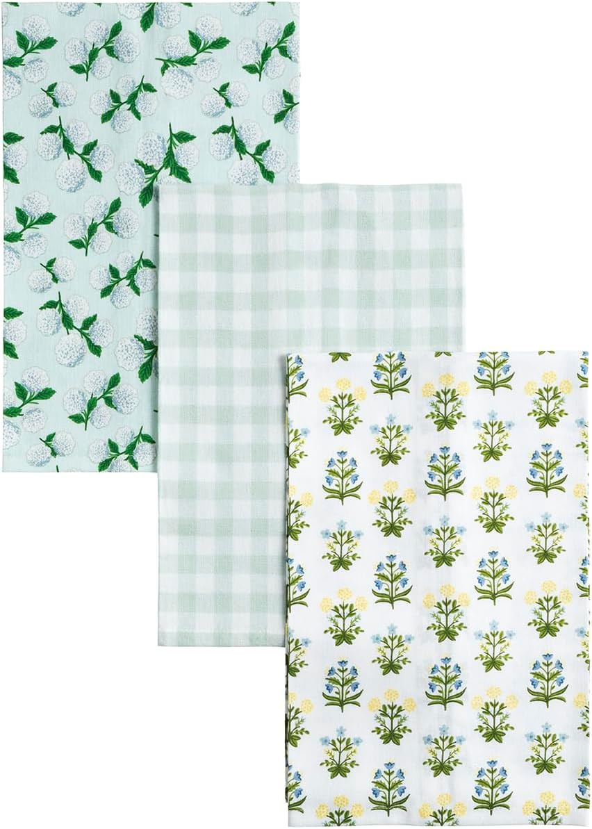Mud Pie Blue Greenhouse Towel Set | Amazon (US)
