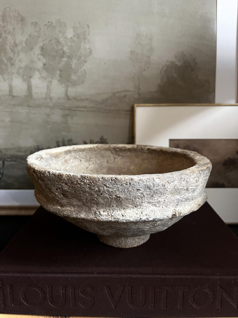 Vintage Paper Mache Bowl Large - Etsy | Etsy (US)