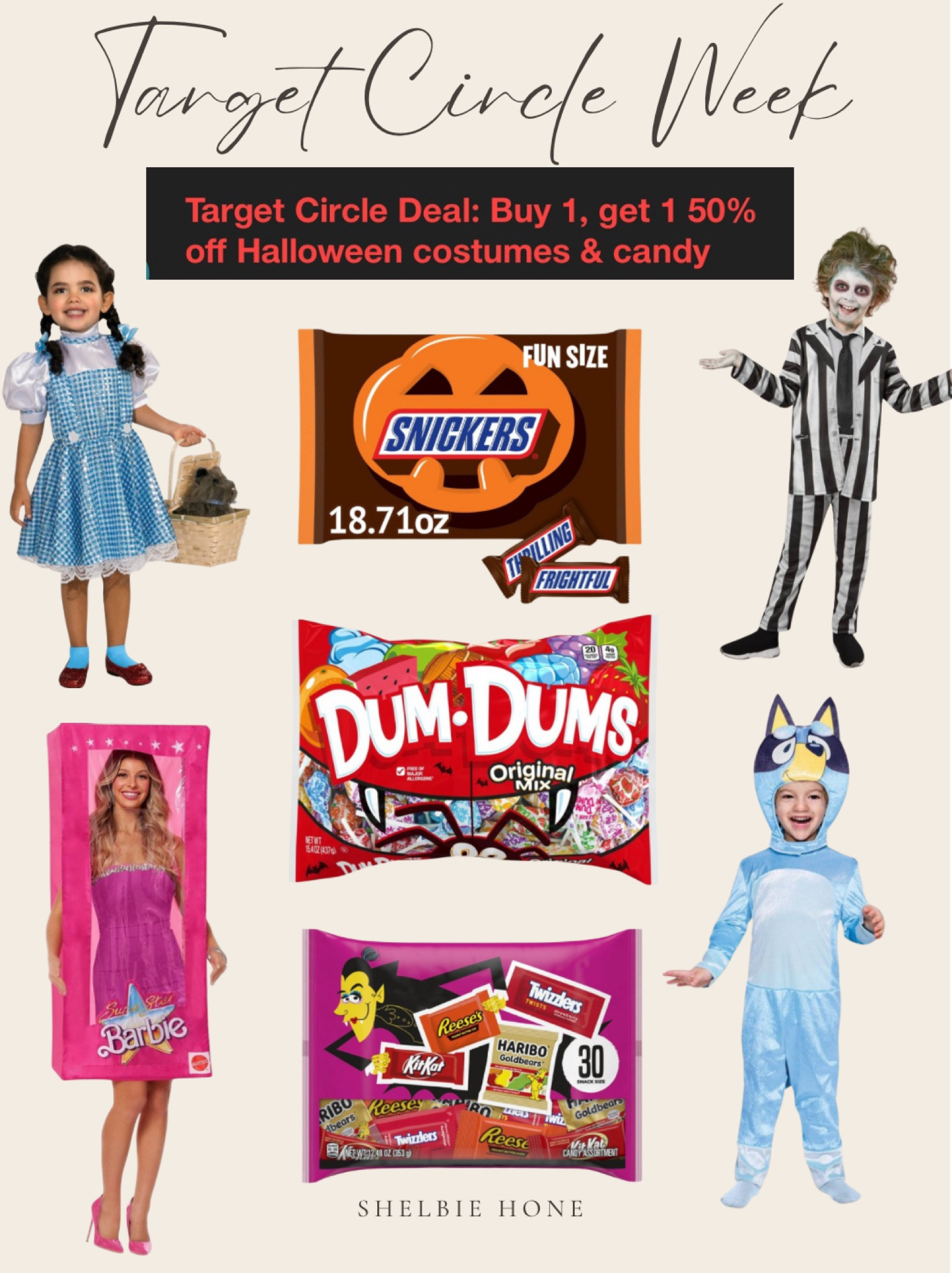 Buy one get one 1/2 off on Halloween costumes and candy at Target!

#LTKHalloween #LTKSeasonal #LTKxTarget