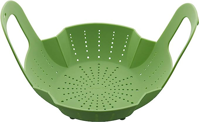 Instant Pot Official Silicone Steamer Basket, Compatible with 6-Quart and 8-Quart Cookers, Green | Amazon (US)