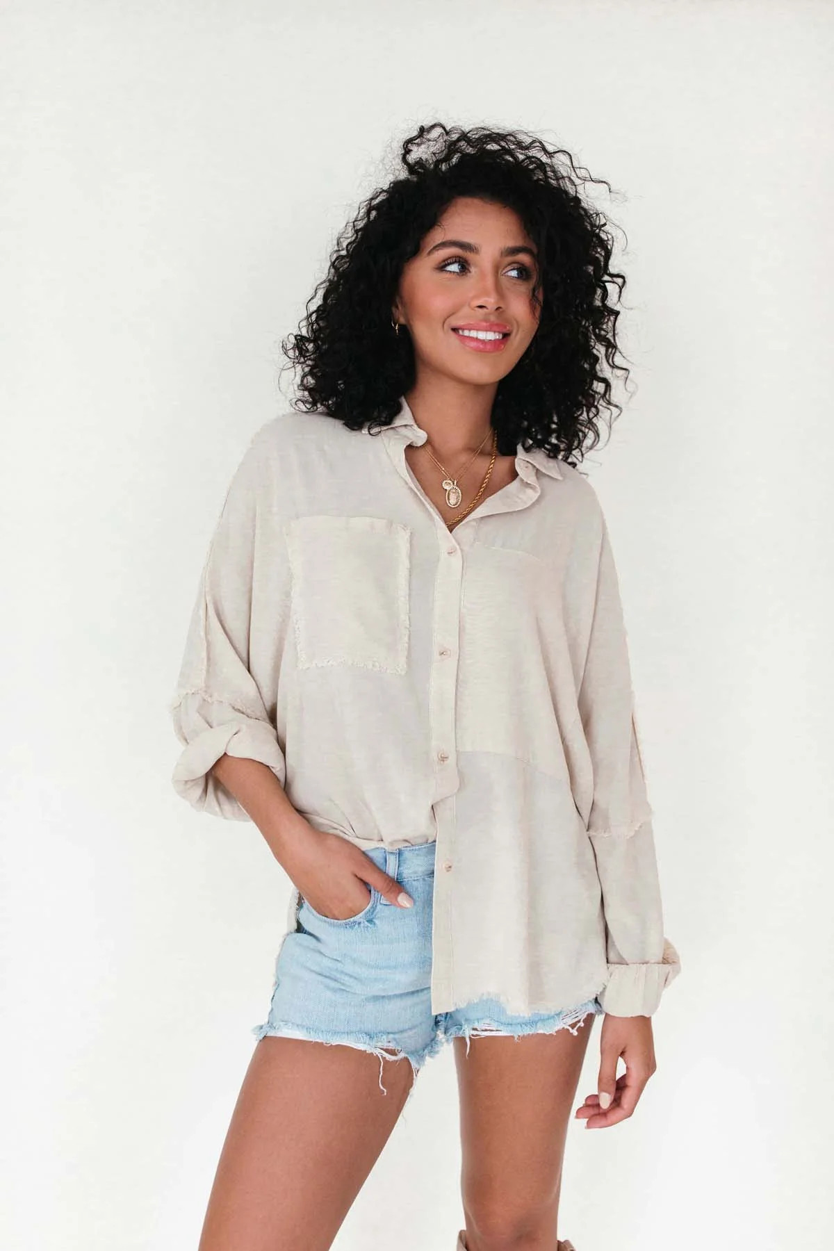 Kate Stone Lightweight Button Down | The Post