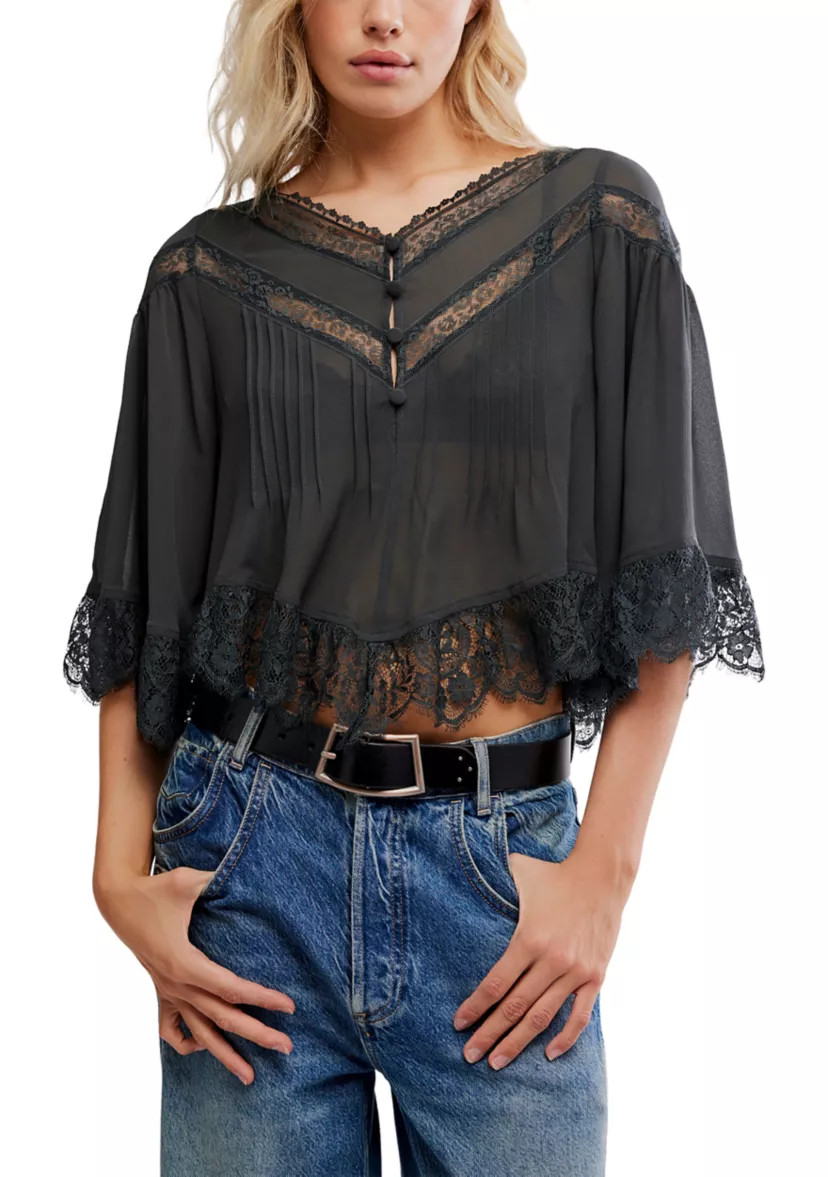 Bali Midnight Rain Lace Top | Belk