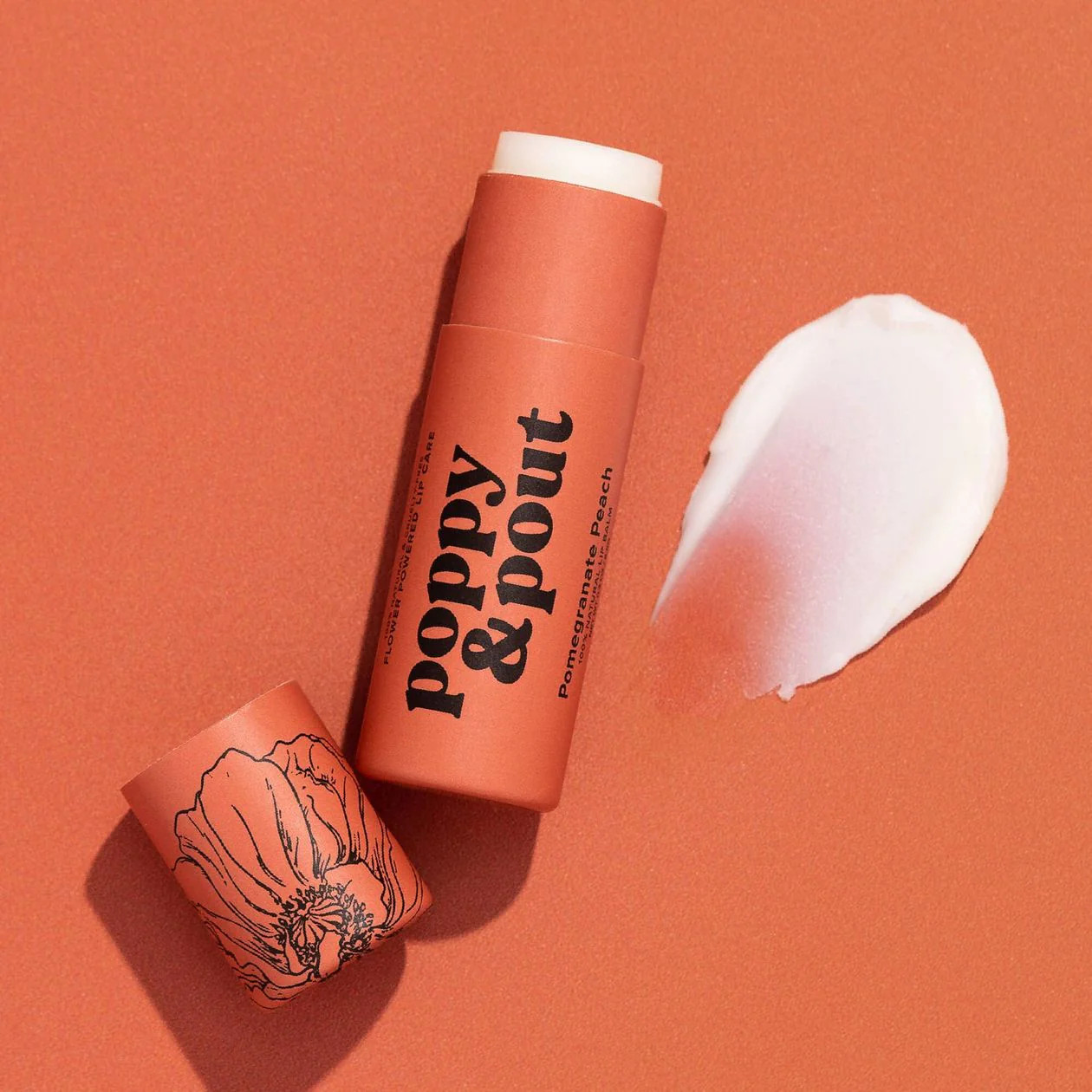 [Poppy & Pout] Lip Balm-Pomegranate Peach | Ruthie Grace