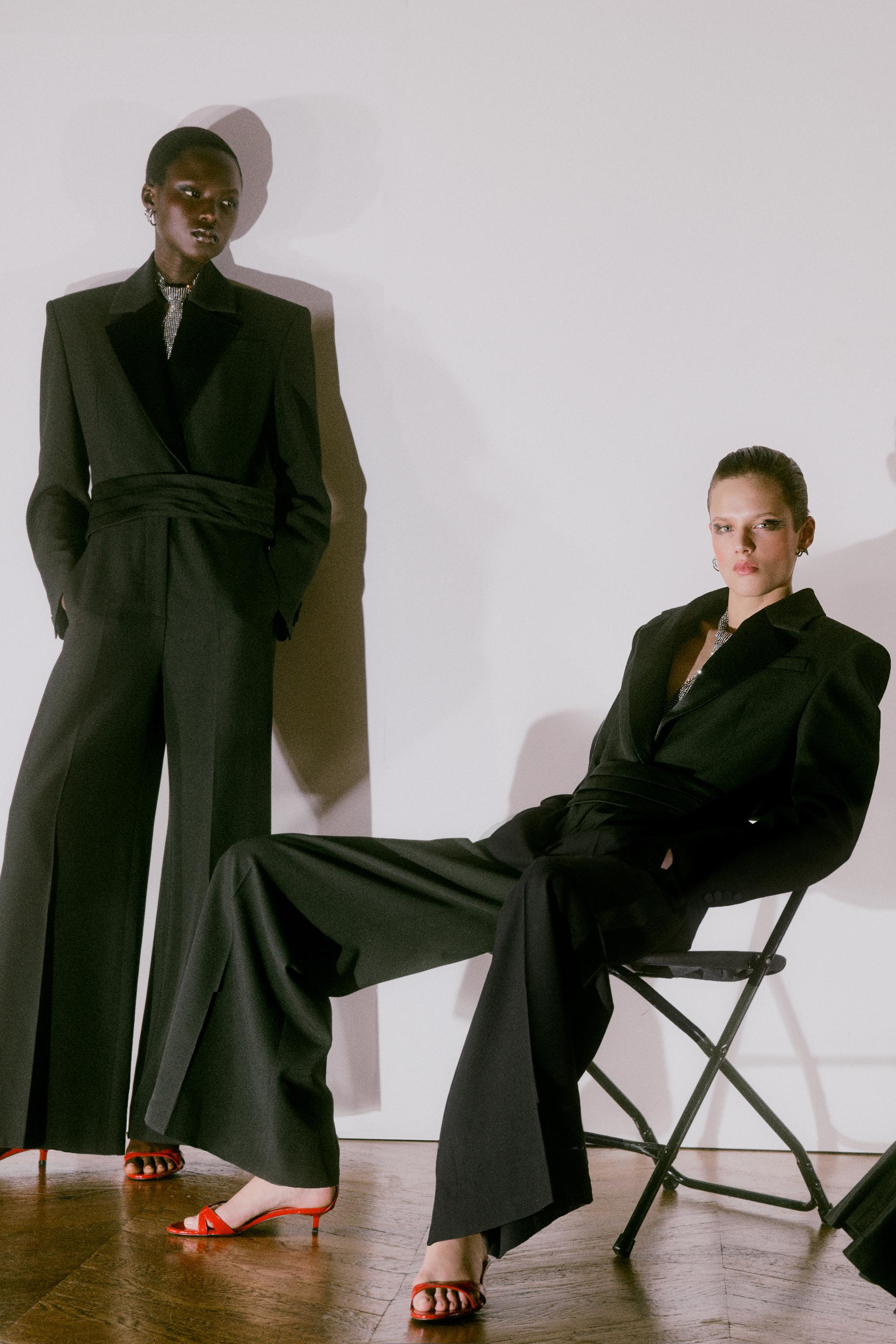 ZW COLLECTION LIMITED EDITION SMOKING SASH JUMPSUIT | Zara US