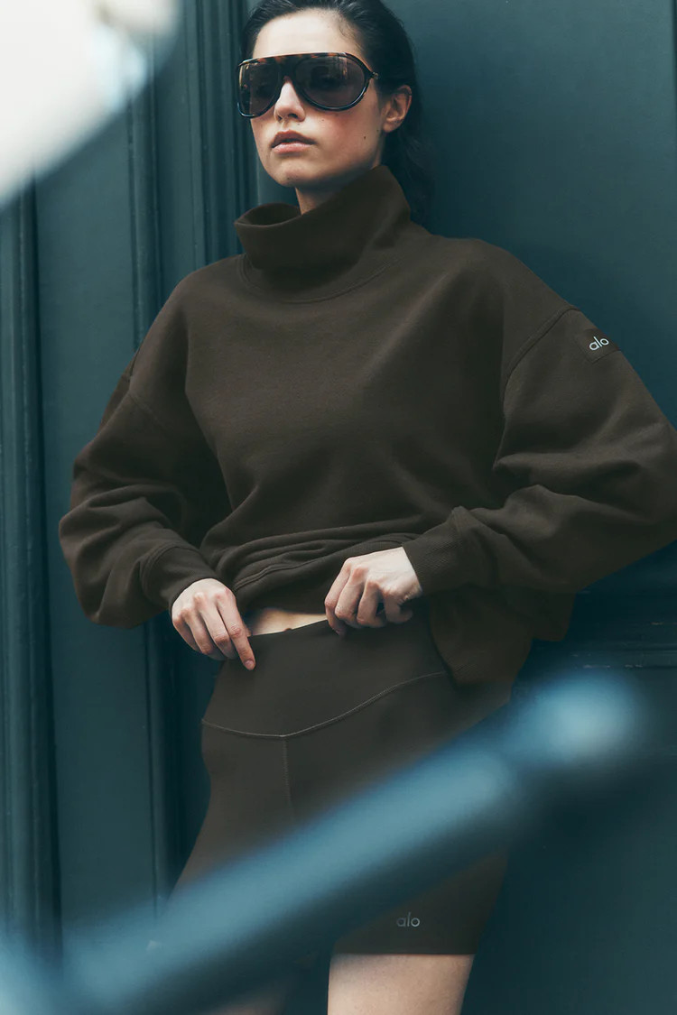 Hazy Mock Neck Pullover | Alo Yoga (US)