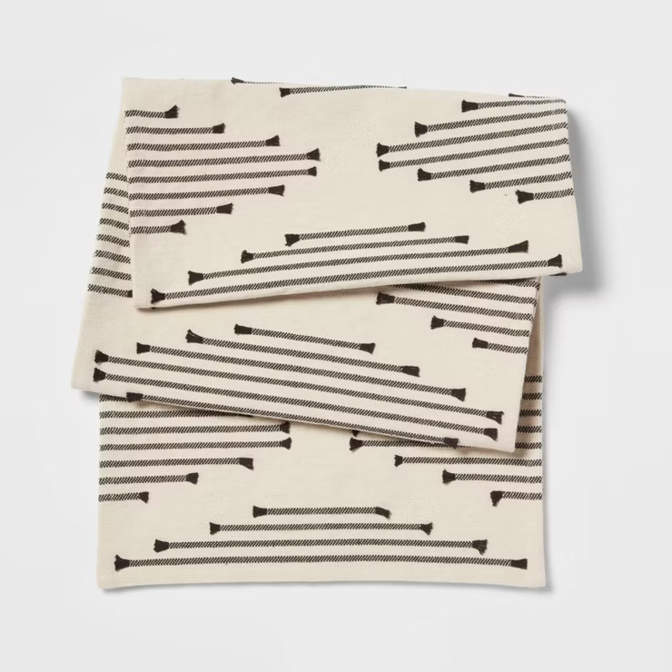 Cotton Modern Diamond Table Runner - Threshold™ | Target