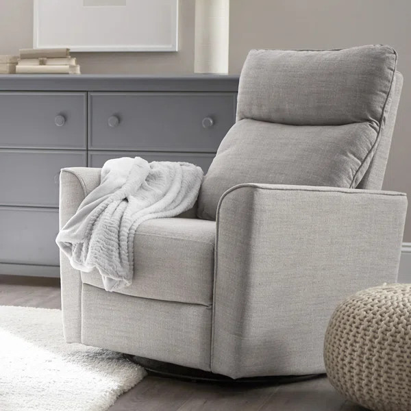 Soho Swivel Glider with Ottoman | Wayfair North America