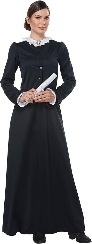 California Costumes Women's Susan B. Anthony - Harriet Tubman - Adult Costume Adult Costume, Blac... | Amazon (US)