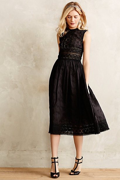 Midnight Romance Midi Dress | Anthropologie (US)