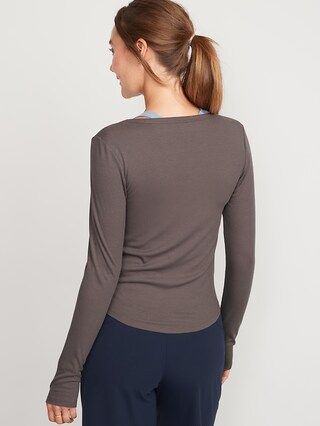 UltraLite Long-Sleeve Rib-Knit Top for Women | Old Navy (US)