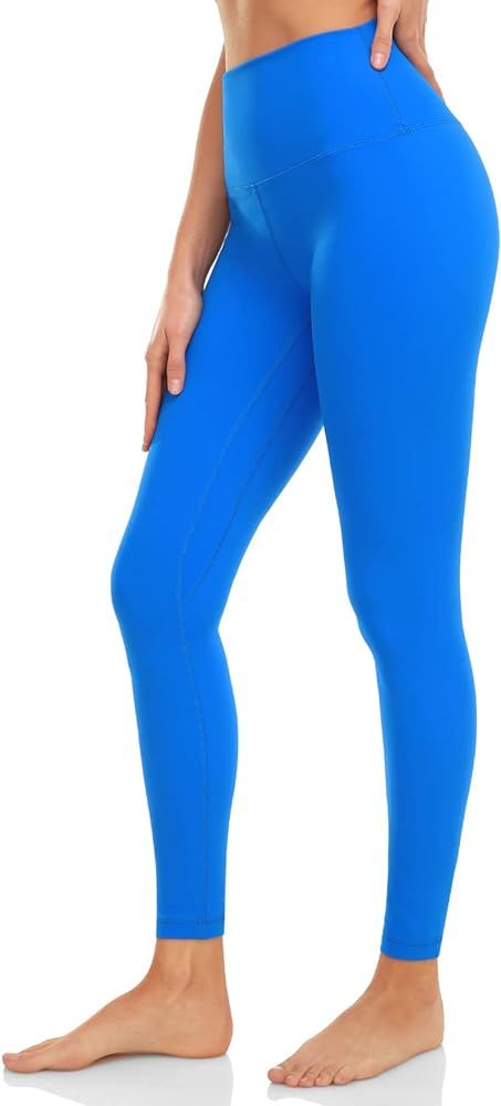 HeyNuts Essential Full Length Yoga Leggings, Women's High Waisted Workout Compression Pants 28'' | Amazon (US)