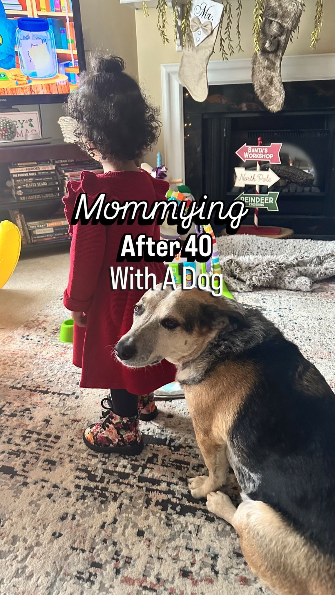 Mommying After 40 with a dog… things they don’t tell you 😂

The dog was here first, so yes—expect jealousy.
But the minute a Cheerio or chicken nugget hits the floor?
👯‍♀️ Instant. Best. Friends.
And suddenly I’m the third wheel in my own house.

But give it a minute… that same jealous pup becomes her fierce protector, shadow, snack inspector, and emotional support bodyguard. 🐶💗👶🏾

Life is loud, messy, and hilarious… and honestly, I wouldn’t trade this chaos for anything.

#MomLifeAfter40 #ToddlerAndDogLife #DogBigSister #ParentingHumor #RealMomLife #Over40Mom #DogMomAndHumanMom #FamilyChaos #RelatableMomContent

#LTKKids #LTKmomlife #LTKBaby