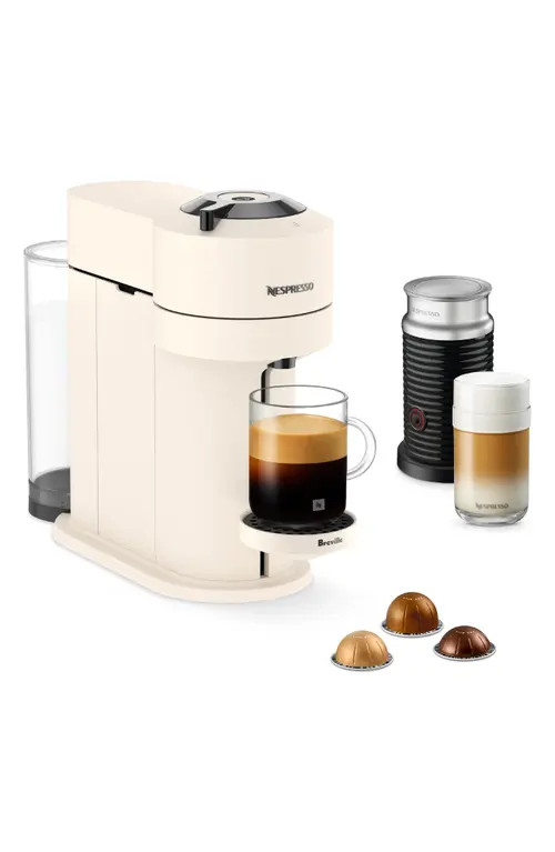 Nespresso Vertuo Next Deluxe Coffee & Espresso Machine in Creamy White at Nordstrom | Nordstrom