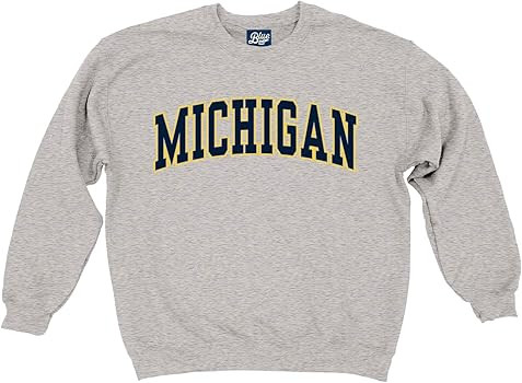 Blue 84 Men's Arching Team Name Dark Heather Crewneck Sweatshirt | Amazon (US)