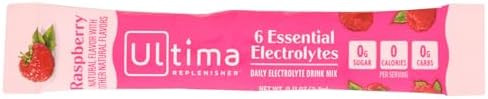 Ultima Replenisher Raspberry Electrolyte Drink Mix Single, 0.11 OZ | Amazon (US)