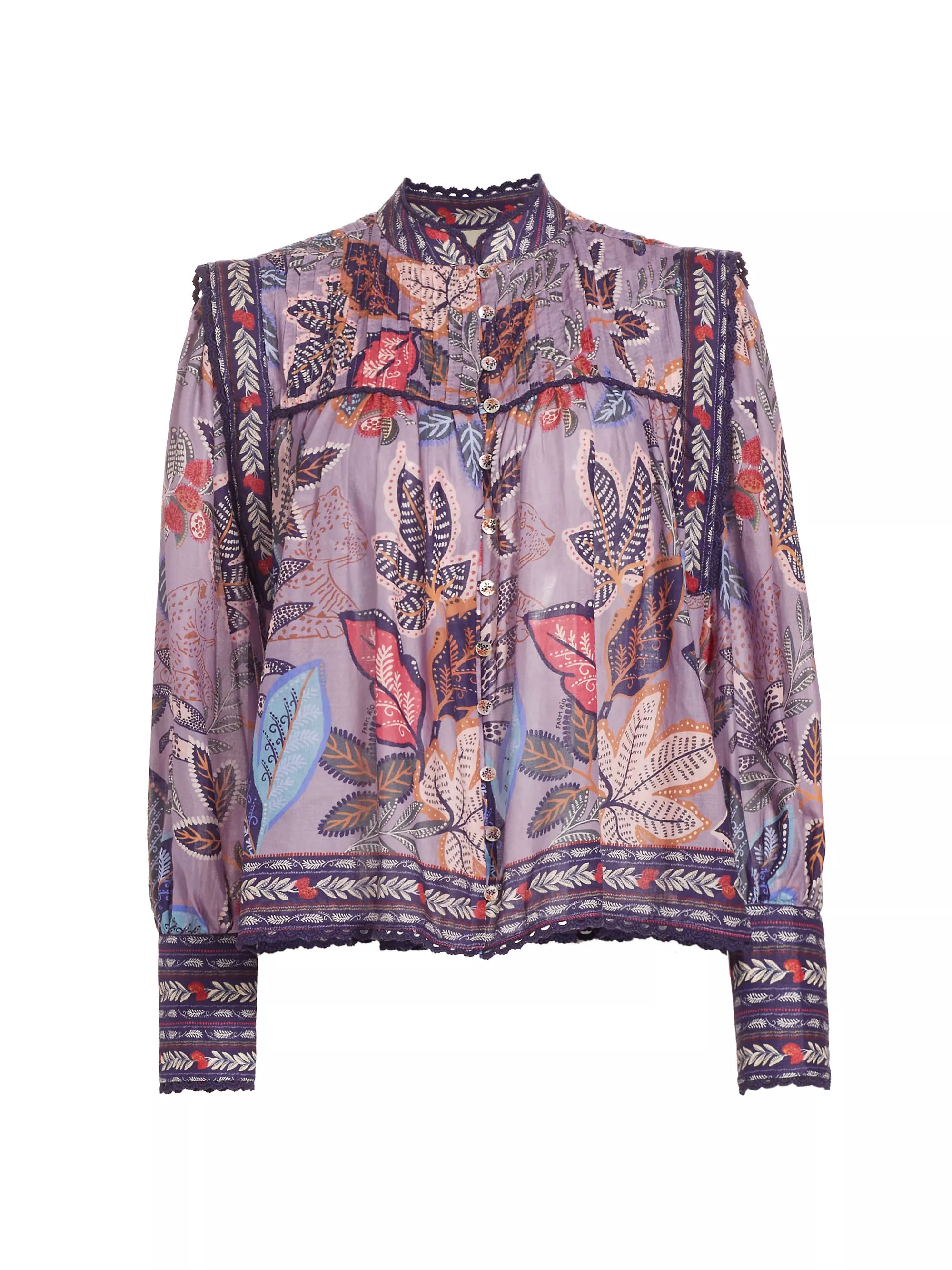 Wild Night Floral Blouse | Saks Fifth Avenue