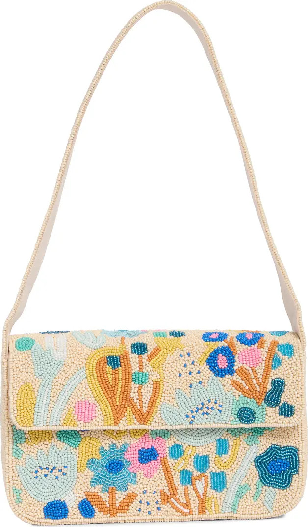 Collection XIIX Beaded Abstract Floral Shoulder Bag | Nordstromrack | Nordstrom Rack