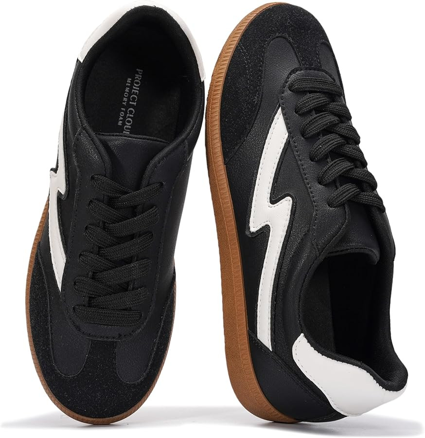 Project Cloud Fashion Sneakers for Women 2026 - Lace-Up Shoes Trendy Women Sneakers with Memory F... | Amazon (US)