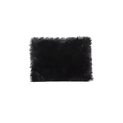 Luxe Faux Fur Clutch | Black | Target