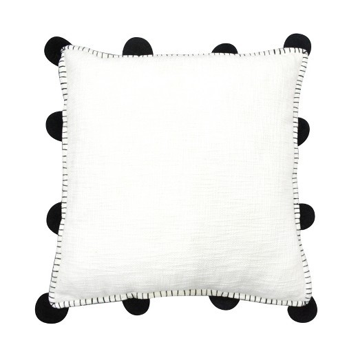 Oversized Pom Throw Pillow - White - Room Essentials™ | Target