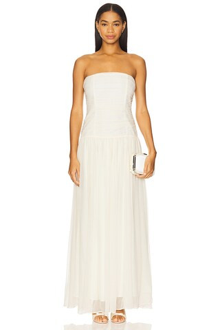 Skye Maxi Dress in Ivory | Revolve Clothing (Global)