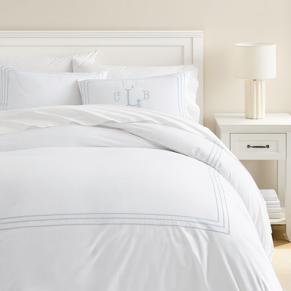 Brynn Border Duvet Cover | Pottery Barn Teen