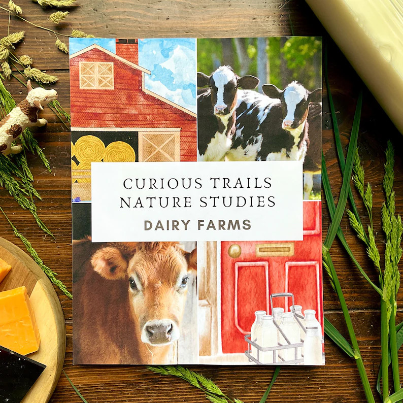 Dairy Farm Unit Study Curious Trails Nature Study Farm Unit Homeschool Curriculum - Etsy | Etsy (US)