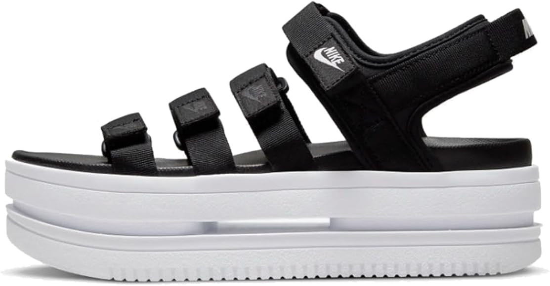 Nike Women's Icon Classic Sandal NA White/Pure Platinum-White (DH0224 100) | Amazon (US)