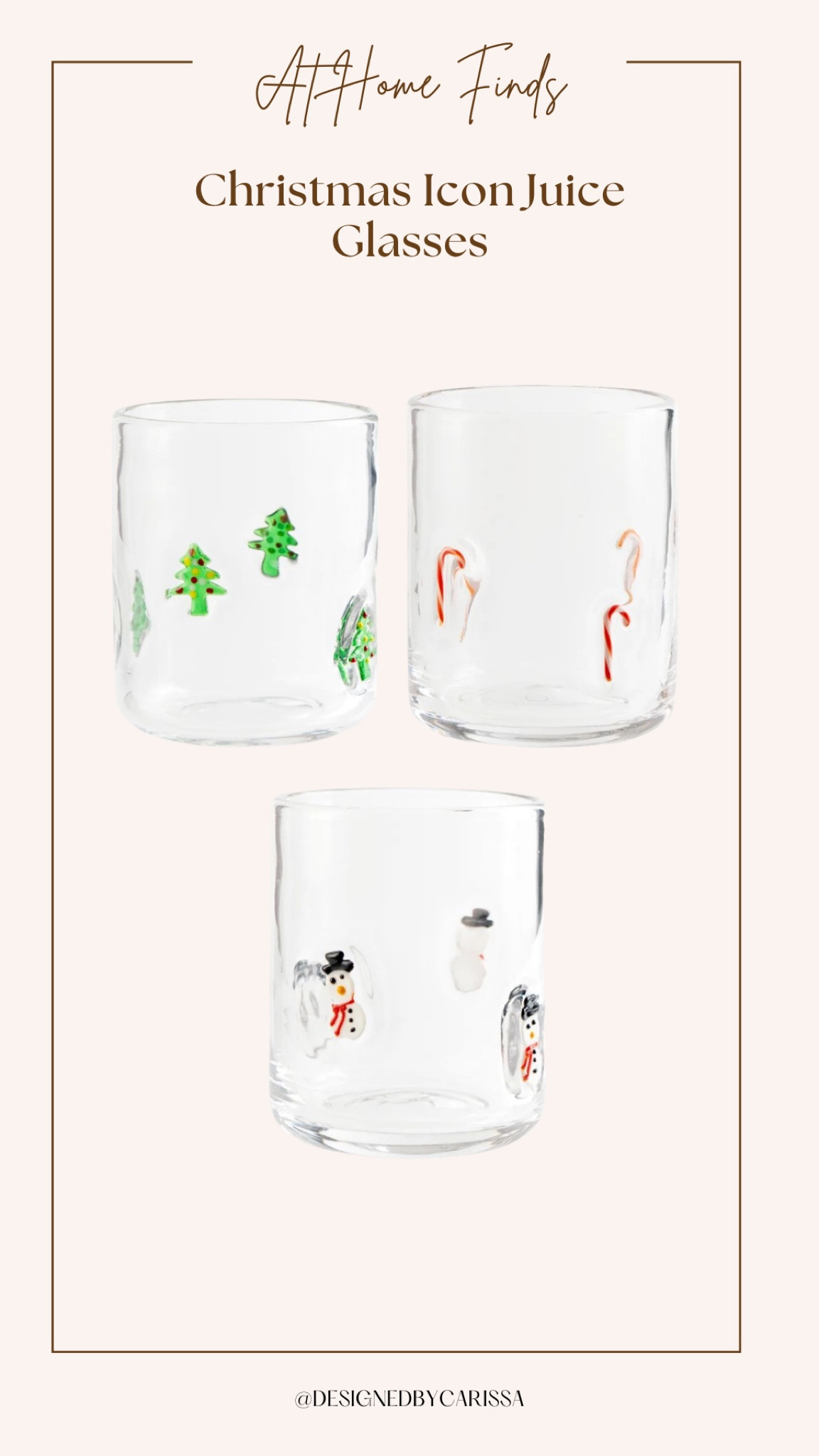 AT HOME CHRISTMAS ICON GLASSES - snag them before they sell out!!! ⛄️

#LTKHome #LTKSeasonal #LTKSaleAlert