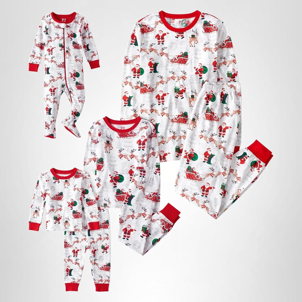 The Children's Place unisex-baby Christmas Pajamas, Cotton | Amazon (US)