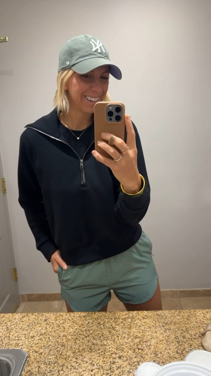 Day of adventures outfit! We’re headed to hike some caves in Iowa! Here’s my active wear look + my go- workout shorts + running shoes 

#LTKActive #LTKOver40 #LTKFitness