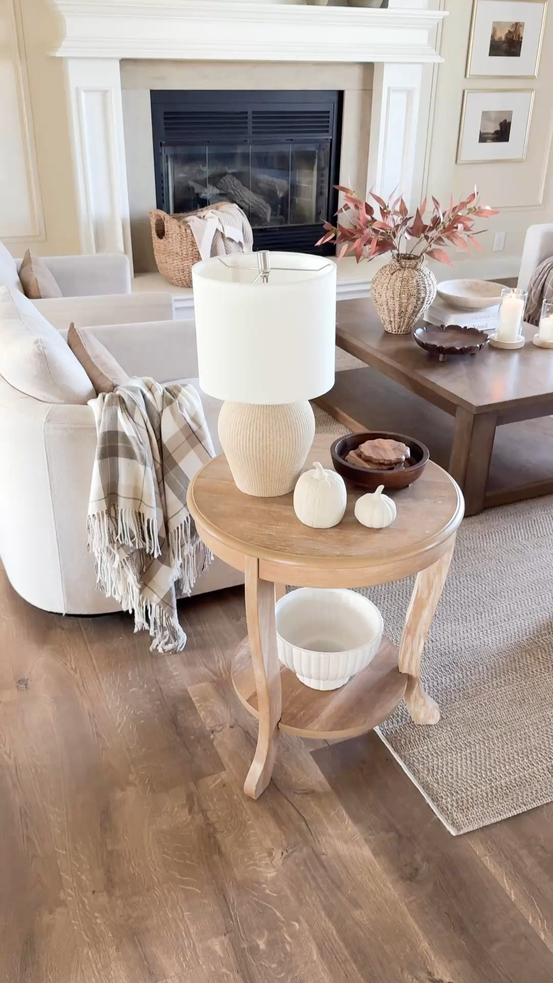 Living room inspo, fall decor, fall living room, sofa, couch, accent chair, swivel chair, end table, area rug, ottoman, wall frame, neutral decor

#LTKPetite #LTKPlusSize #LTKSeasonal
