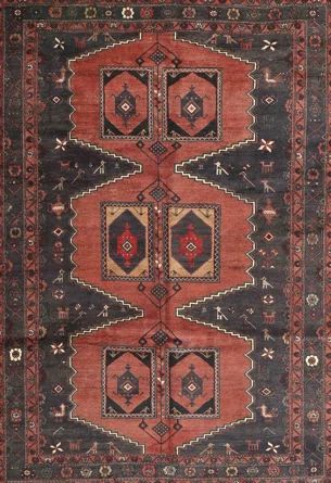 Bonparker Blue/Red Rug | Wayfair North America