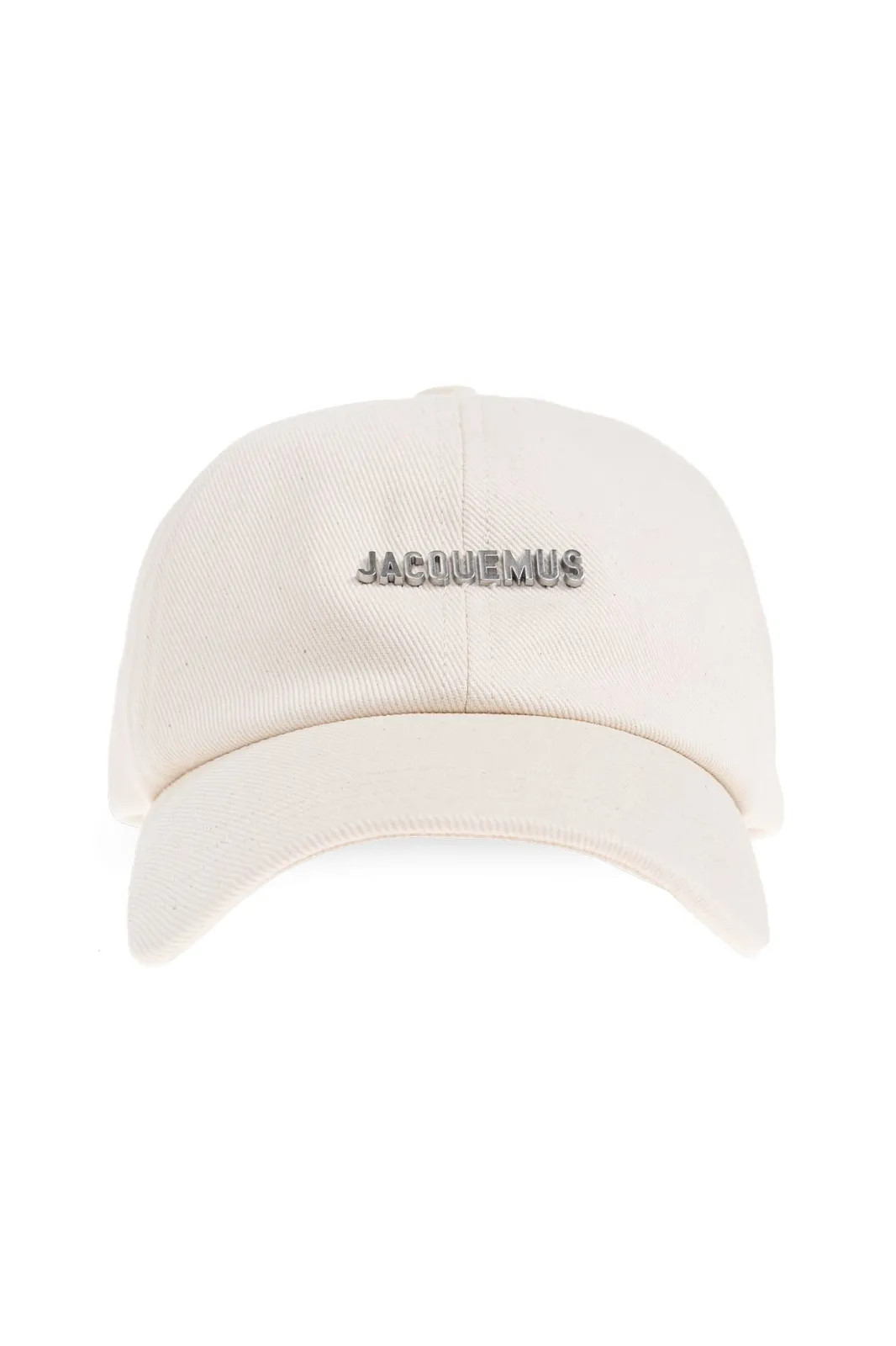 Jacquemus Logo Plaque Curved Peak Cap | Cettire Global
