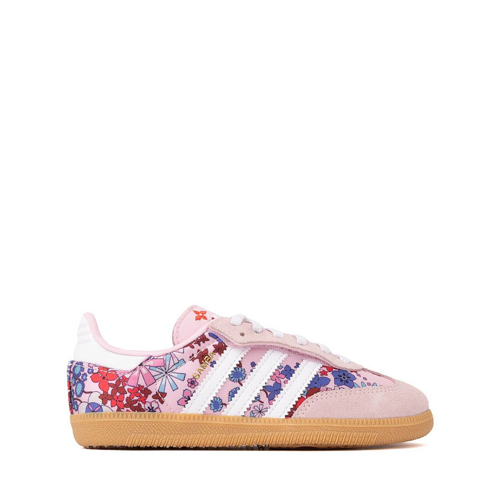 adidas x Liberty London Samba OG Comfort Closure Elastic Lace Athletic Shoe - Little Kid - Clear ... | Journeys