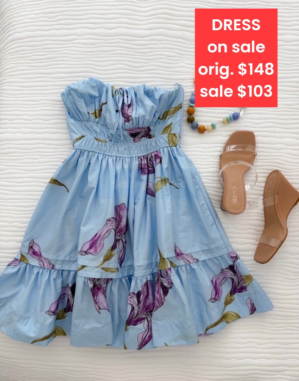 Anthropologie summer dress on sale for $103.

#LTKSaleAlert