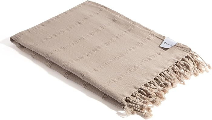 InfuseZen Stonewashed Turkish Bath & Beach Towel –100% Organic Turkish Cotton - Soft, Lightweig... | Amazon (US)