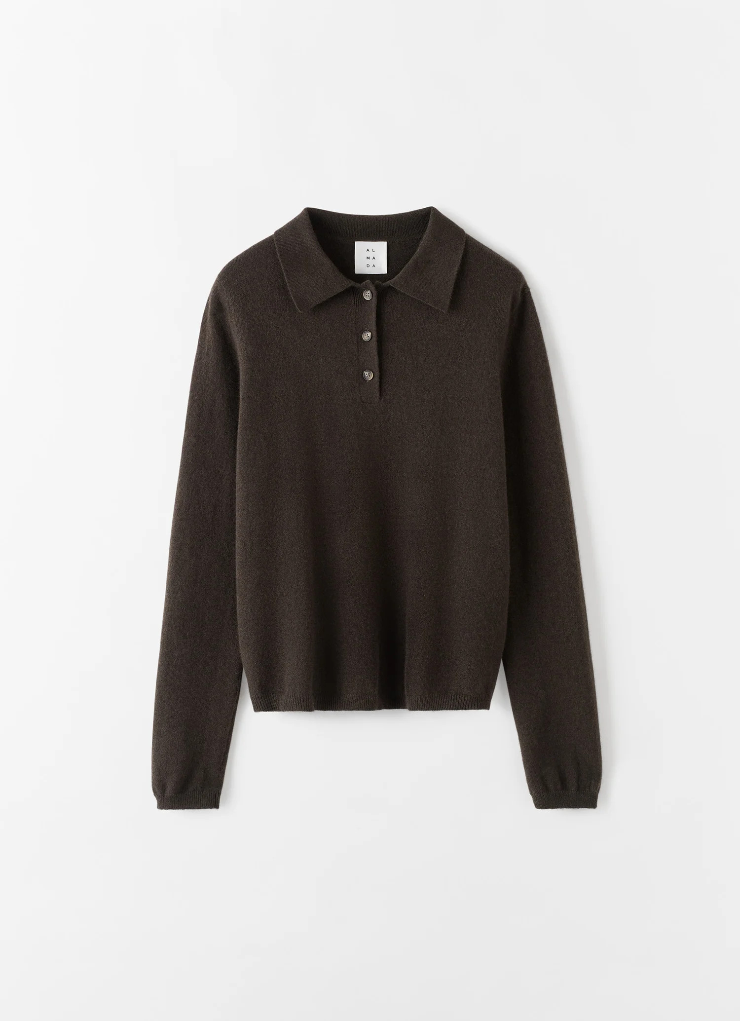 Minou Collar Sweater, chocolate | Almada Label