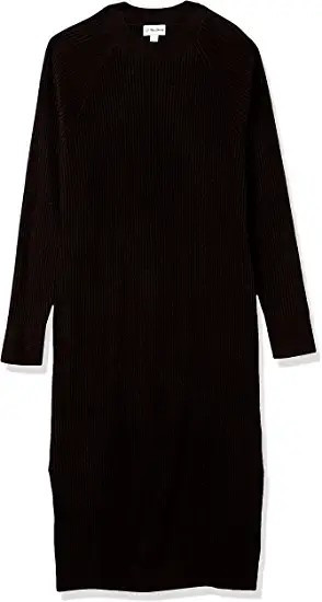 Amazon.com: The Drop Women's Renata Rib Midi Dress, Whisper White, S : Clothing, Shoes & Jewelry | Amazon (US)