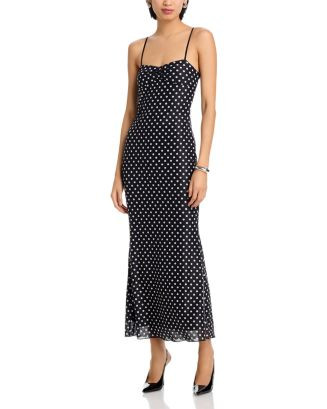 Polka Dot Mesh Maxi Dress - Exclusive | Bloomingdale's (US)