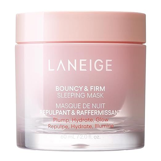 LANEIGE Bouncy and Firm Sleeping Mask: Revitalize, Smooth, Peony & Collagen Complex, Barrier-Boos... | Amazon (US)