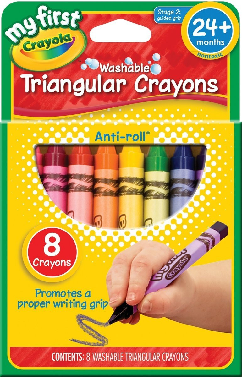 Crayola My First Triangular Crayons 8ct | Amazon (US)