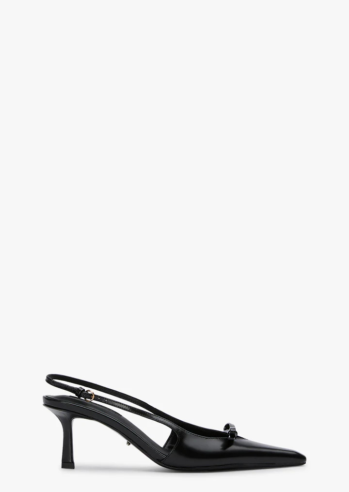 Quill Black Hi Shine Heels | Tony Bianco (Australia & New Zealand)