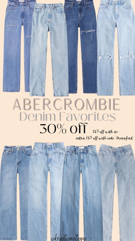 Abercrombie Denim 💫 15% off with an extra 15% off with code “DressFest” 




Abercrombie, Abercrombie Finds, Denim, Denim Sale, Sale

#LTKSaleAlert #LTKStyleTip #LTKItBag