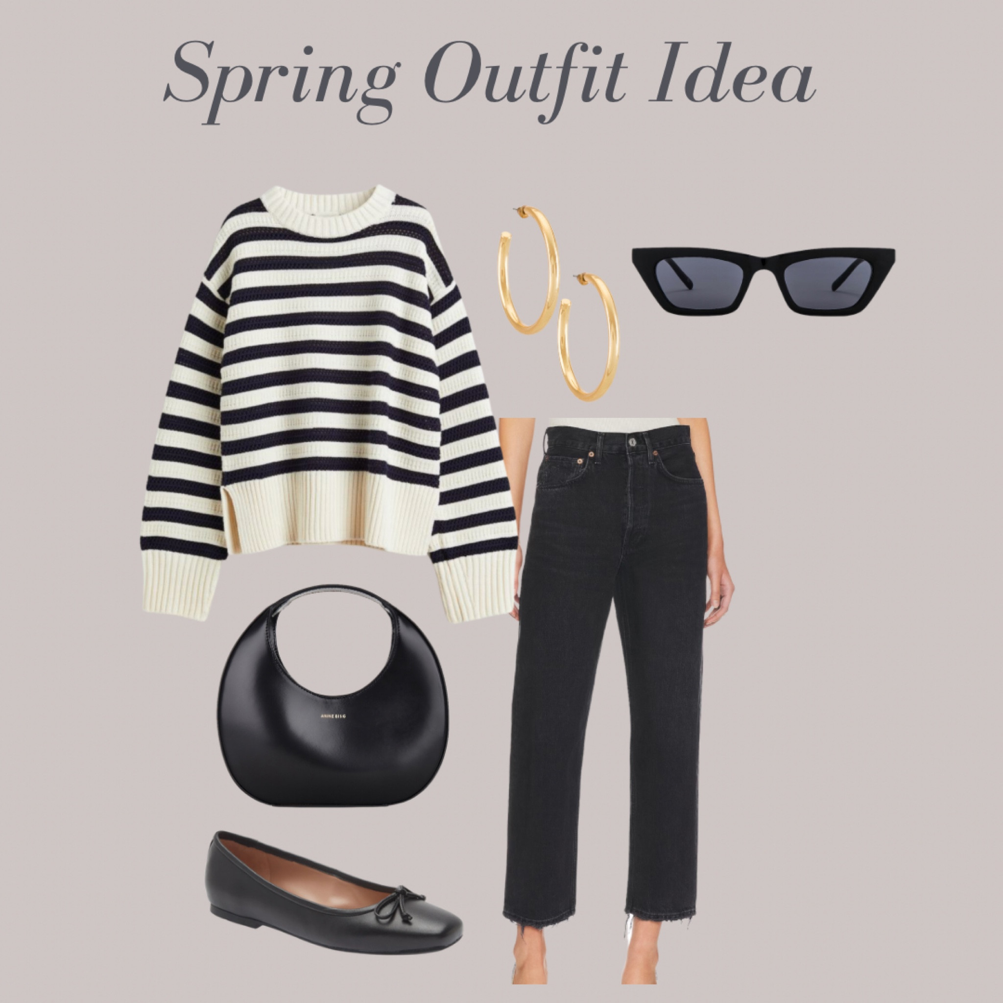 Spring outfit idea styling ballet flats 

#LTKstyletip #LTKunder100 #LTKshoecrush