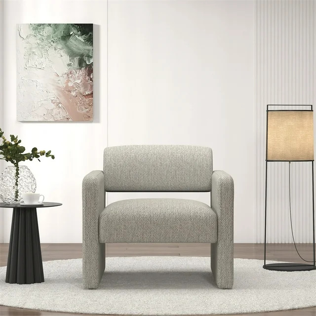 Modern Living Room Chair, Accent Chair Sofa, Upholstered Comfy Reading Arm Chair, Single Sofa Cha... | Walmart (US)