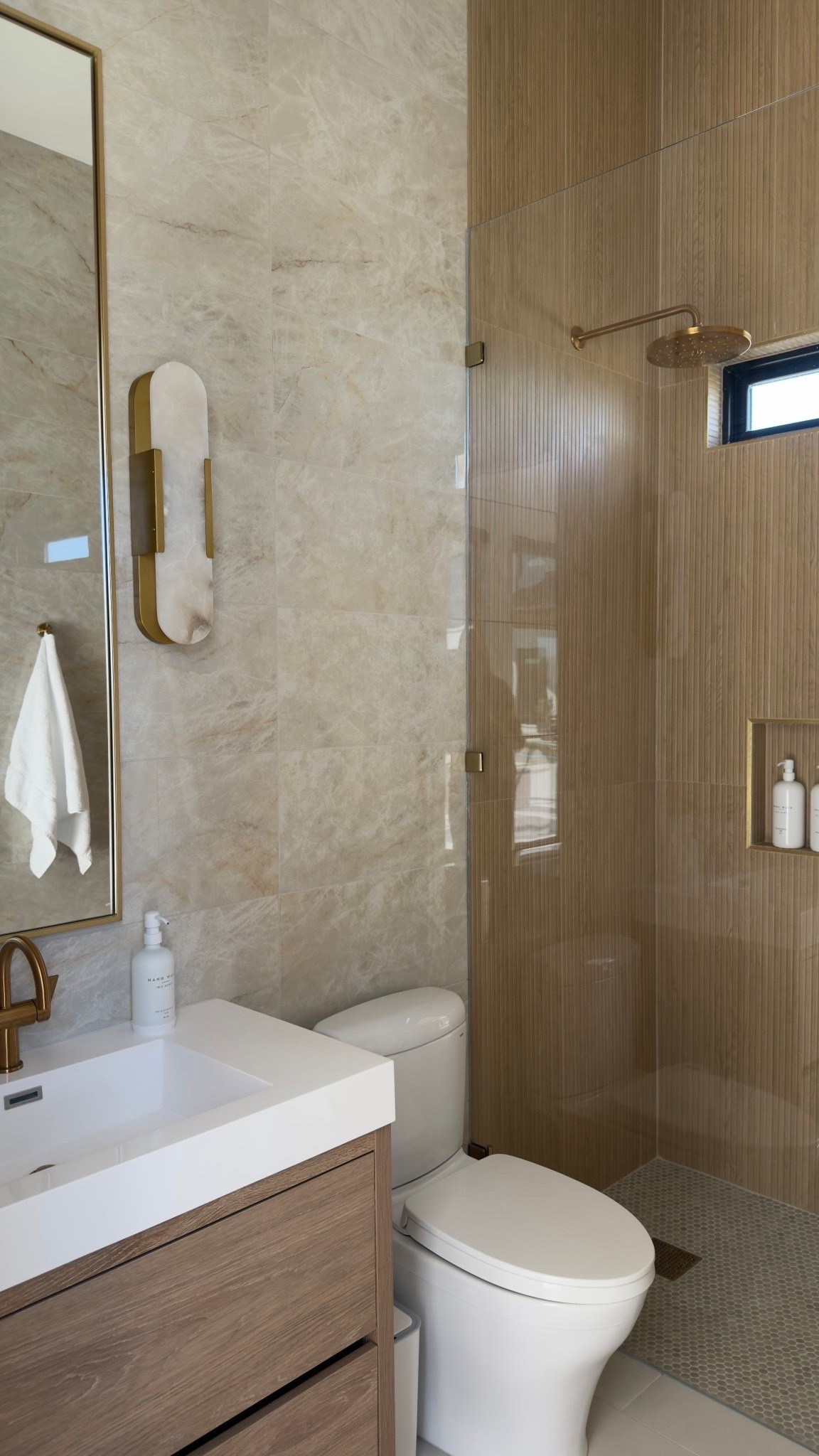 This bathroom started at the studs… and now it finally feels finished 🤎

I wanted this space to feel a little more elevated without overcomplicating it, so I focused on a few key pieces. The vanity, lighting, and fixtures made the biggest difference and really pulled everything together.

Being able to source everything from Wayfair made it so much easier to keep the look cohesive and actually bring the vision to life.

Linking everything here if you’re planning a bathroom refresh.

#ad @wayfair #Wayfair #WayfairPartner #bathroomremodel #bathroomvanity #bathroomlighting #ltkhome #homereno

#LTKSaleAlert #LTKHome
